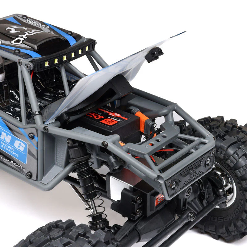 Axial 1/18 UTB18 Capra 4WS 4WD Trail Buggy RTR with Battery & Charger, Blue - Image 9