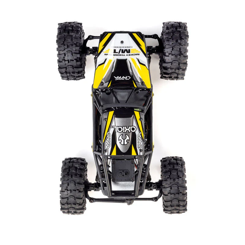 Axial 1/18 UTB18 Capra 4WS 4WD Trail Buggy RTR with Battery & Charger, Yellow - Image 14