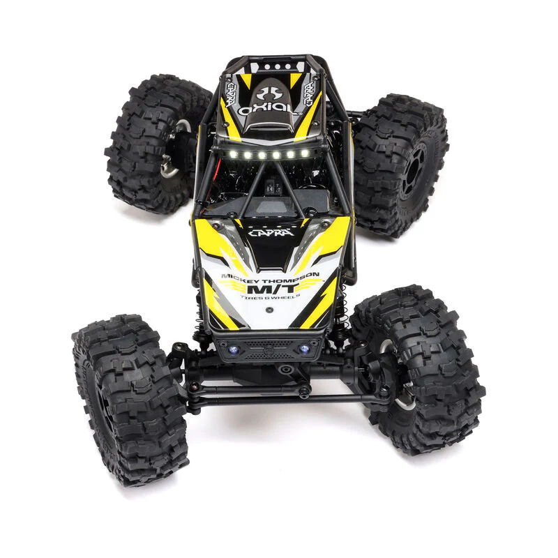 Axial 1/18 UTB18 Capra 4WS 4WD Trail Buggy RTR with Battery & Charger, Yellow - Image 18
