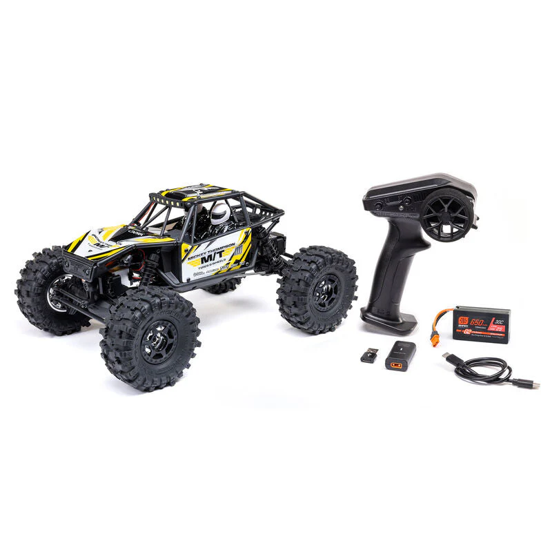 Axial 1/18 UTB18 Capra 4WS 4WD Trail Buggy RTR with Battery & Charger, Yellow - Image 19