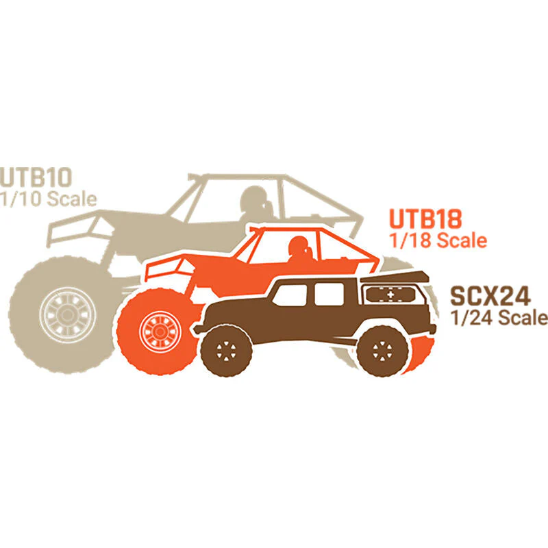 Axial 1/18 UTB18 Capra 4WS 4WD Trail Buggy RTR with Battery & Charger, Yellow - Image 20