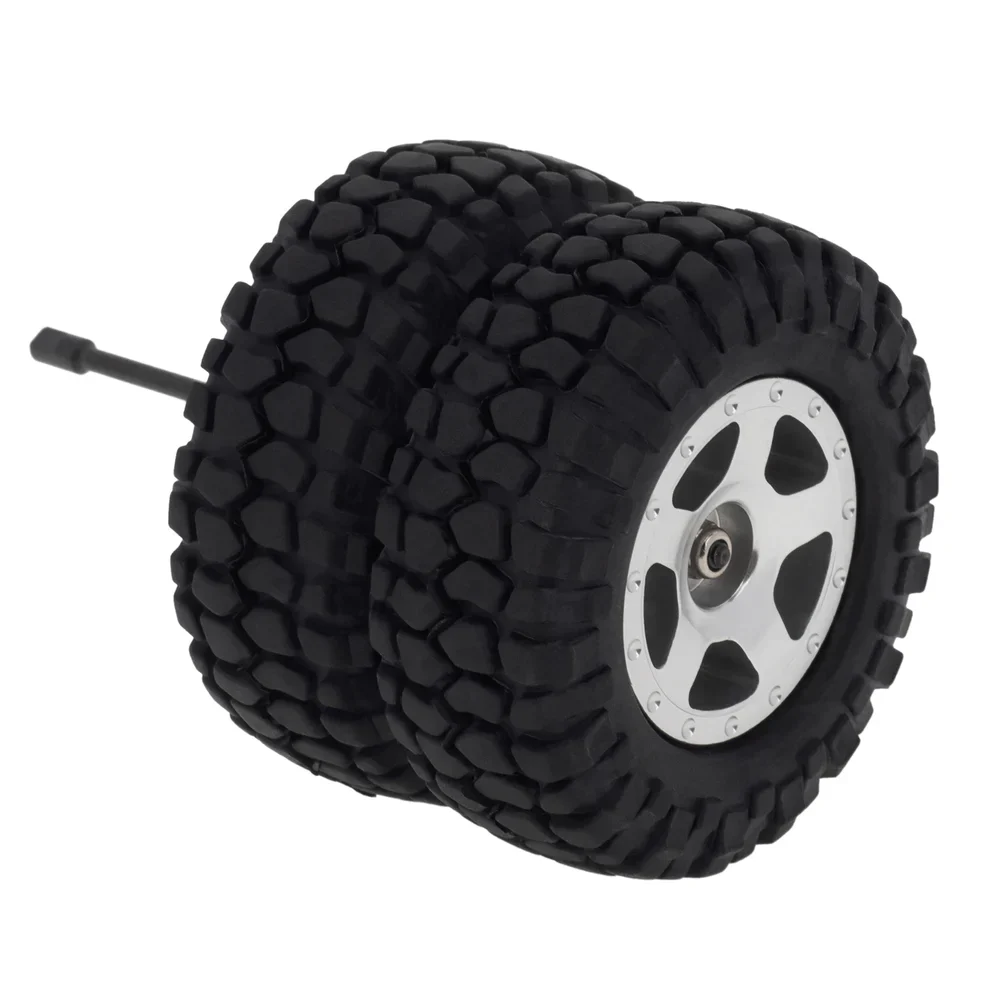 MEUS 1/24 RC Crawler Dual Wheel Refit Set Modify Kit Tires Coupler Straight Wheel Axle for AXIAL SCX24 6×6 - Image 6