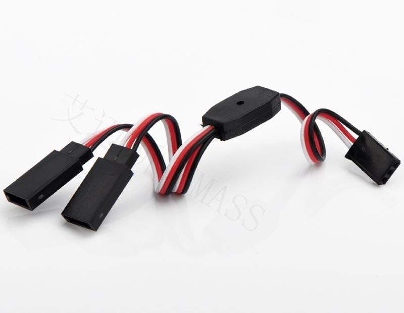 30cm 22awg Futaba Y leads, flat wire - Image 2