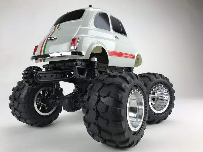 8910 Fiat Abarth 595  1/12 Scale 2WD Monster Truck Q-Series - Image 3