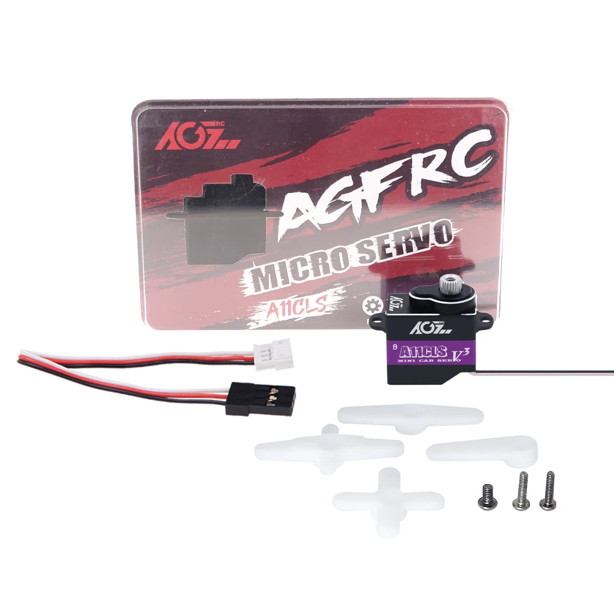 AGFRC 1.4KG Micro Programmable Coreless Digital RC Servo for Mini Z Car - Image 7