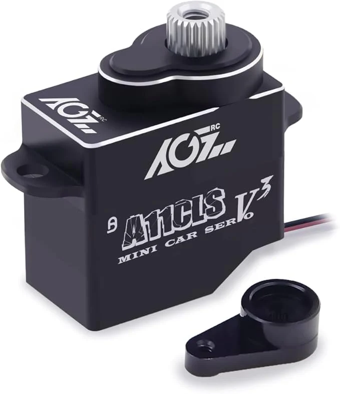 AGFRC 1.4KG Micro Programmable Coreless Digital RC Servo for Mini Z Car - Black