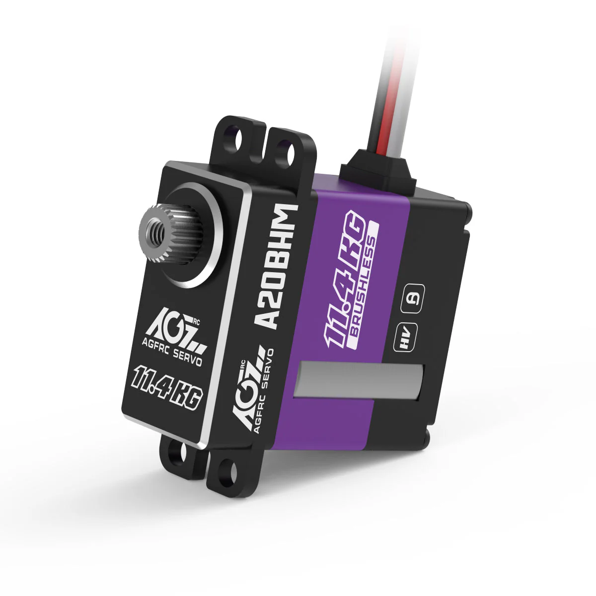 AGFRC 11.4kg Super Torque Brushless Motor Steel Gear CNC Programmable Mini Servo - Image 4