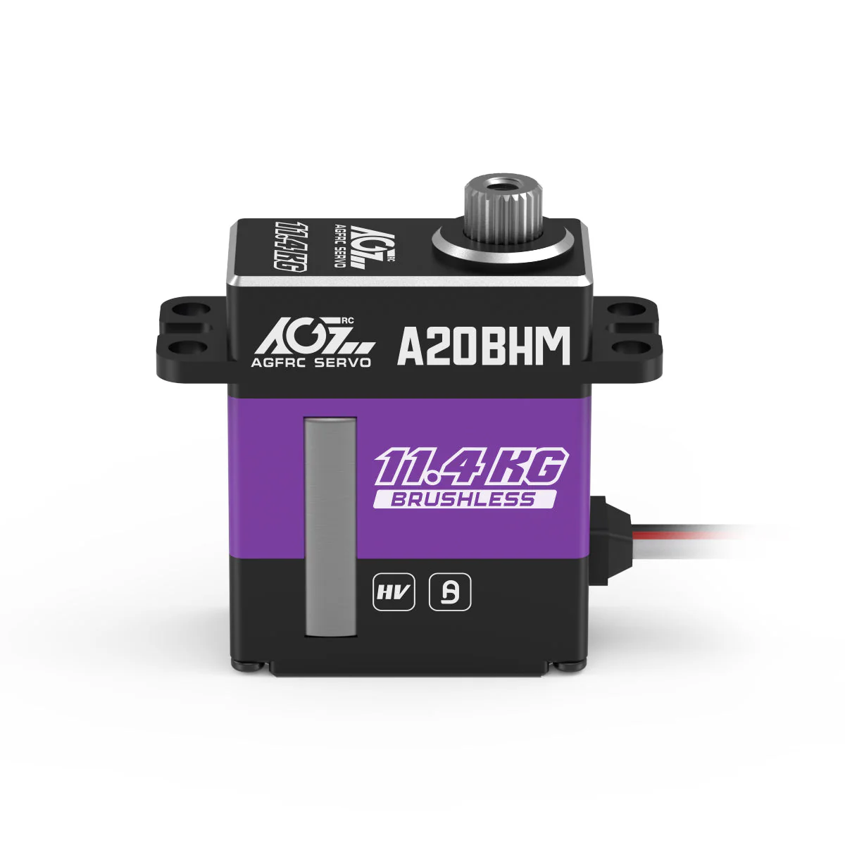 AGFRC 11.4kg Super Torque Brushless Motor Steel Gear CNC Programmable Mini Servo - Image 5