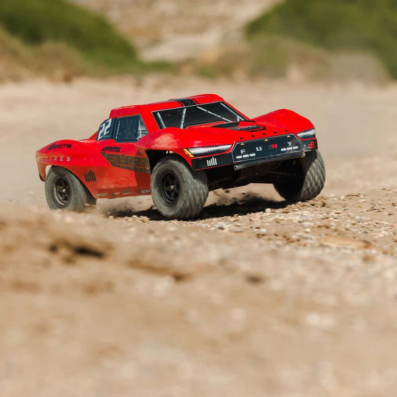 ARRMA 1/10 FURY 2WD RTR Brushed Short Course Truck (Battery & Charger Included) - Red - Image 15