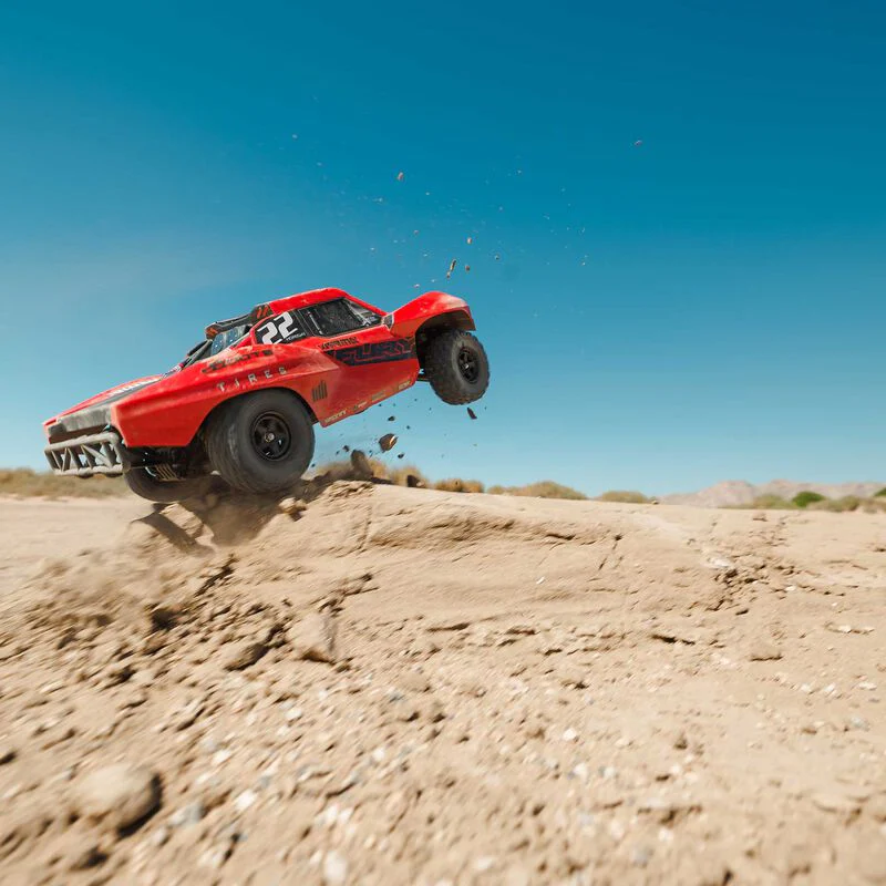 ARRMA 1/10 FURY 2WD RTR Brushed Short Course Truck (Battery & Charger Included) - Red - Image 17