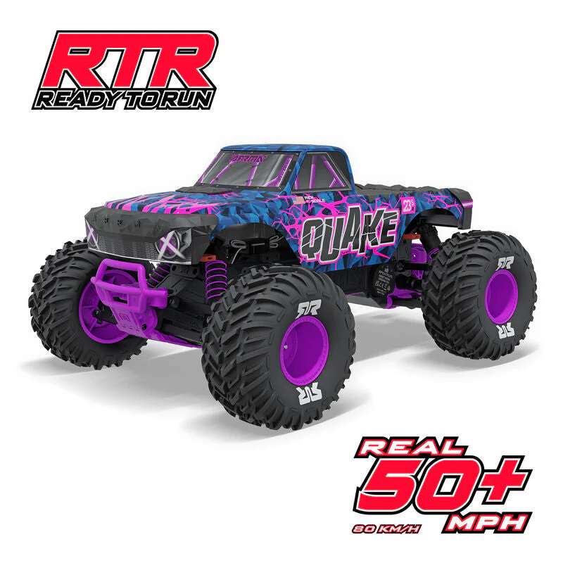 ARRMA 1/10 QUAKE 223S DSC 2WD RTR Brushless Monster Truck - Image 20