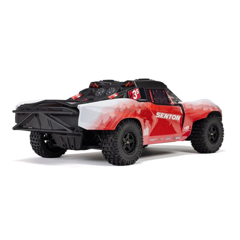 ARRMA 1/10 SENTON 223S DSC 4X4 RTR Brushless Short Course Truck - Red - Image 2