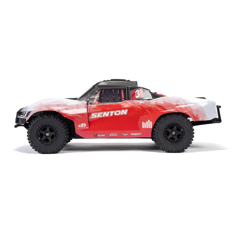 ARRMA 1/10 SENTON 223S DSC 4X4 RTR Brushless Short Course Truck - Red - Image 3