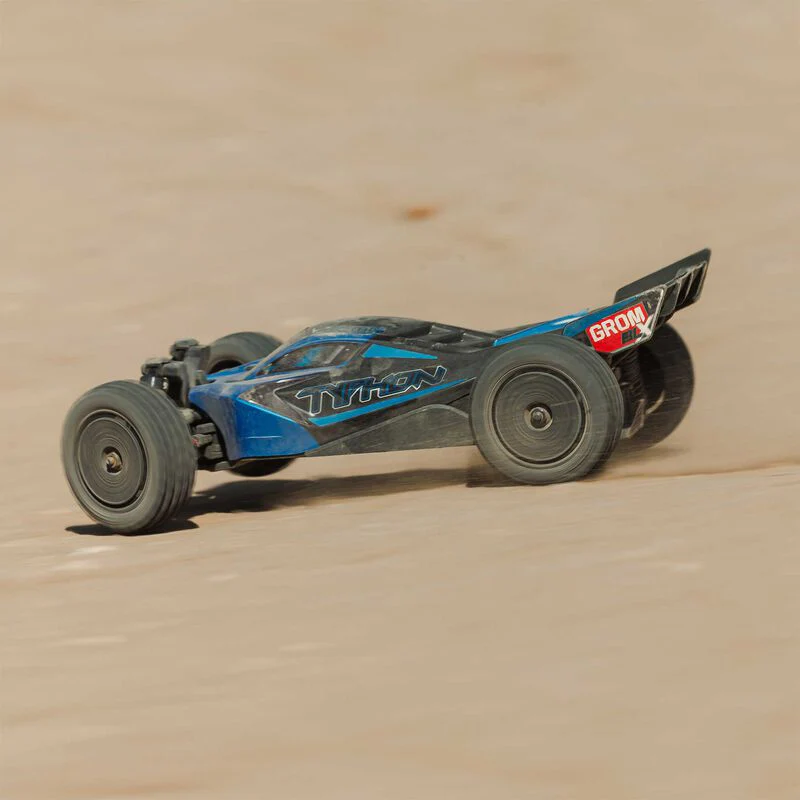 ARRMA 1/14 TYPHON GROM 223S DSC 4X4 RTR Brushless Buggy (Battery & Charger Included) - Blue - Image 9