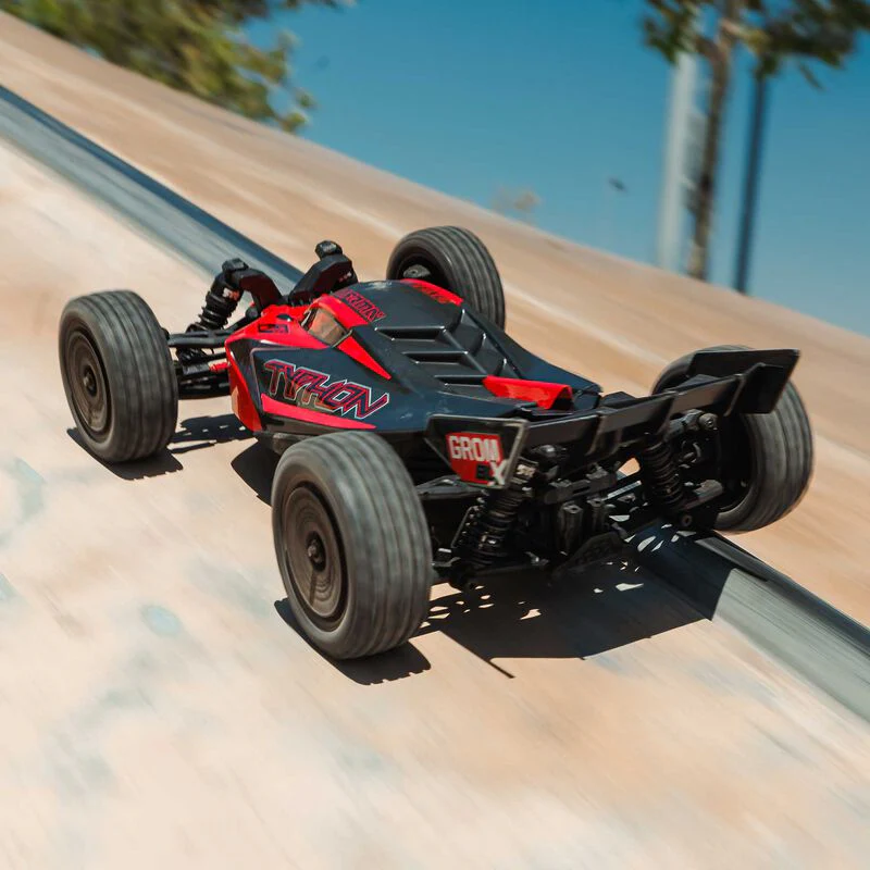 ARRMA 1/14 TYPHON GROM 223S DSC 4X4 RTR Brushless Buggy (Battery & Charger Included) - Red - Image 11
