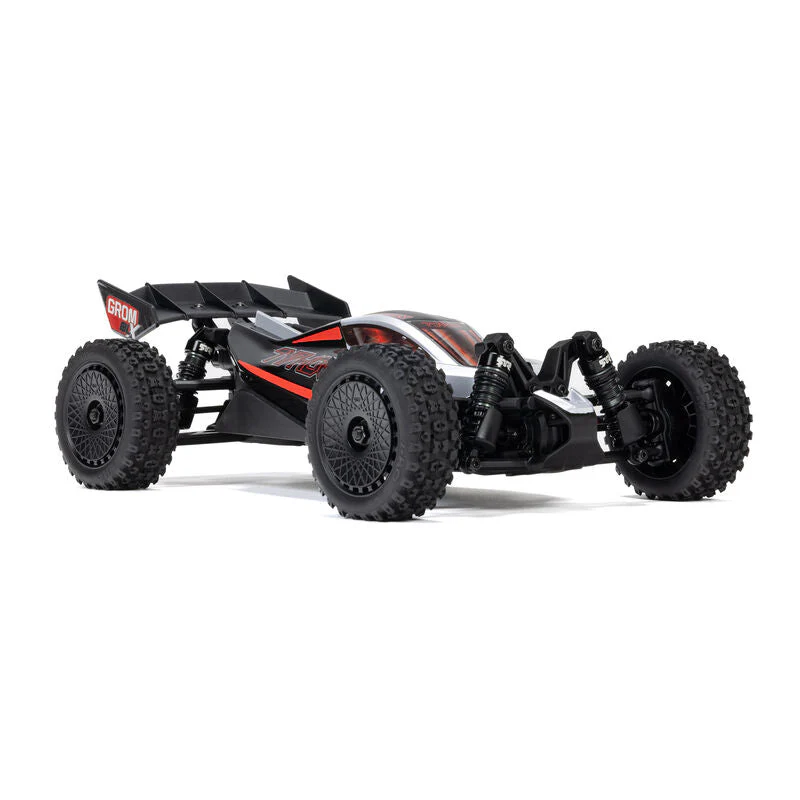 ARRMA 1/14 TYPHON GROM 223S DSC 4X4 RTR Brushless Buggy - Silver - Image 3