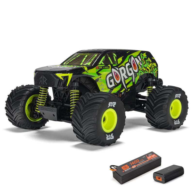 ARRMA 1/16 GORGON GROM 4X4 RTR Brushed Monster Truck (Battery & Charger Included) - Image 23