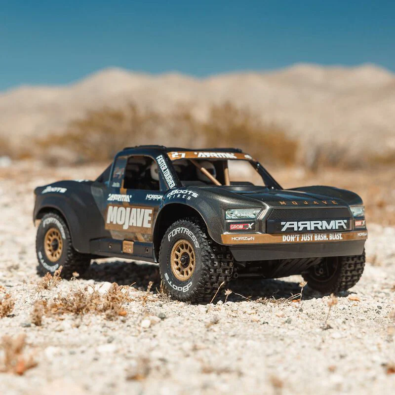 ARRMA 1/16 MOJAVE GROM 223S DSC 4X4 RTR Brushless Desert Truck - Black - Image 13