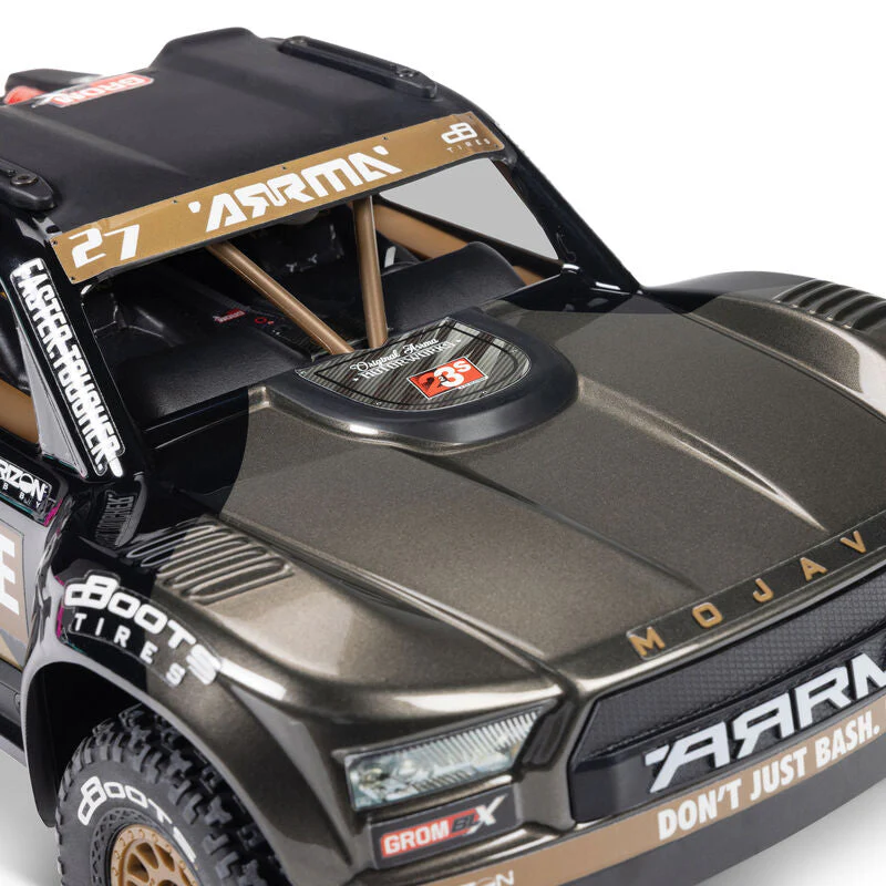 ARRMA 1/16 MOJAVE GROM 223S DSC 4X4 RTR Brushless Desert Truck - Black - Image 6
