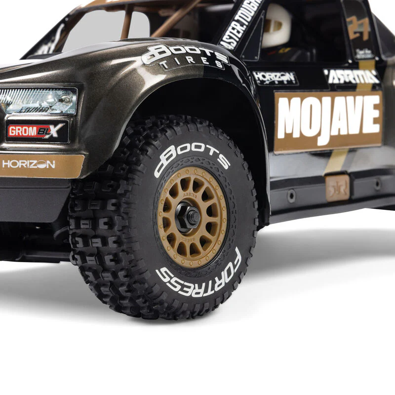 ARRMA 1/16 MOJAVE GROM 223S DSC 4X4 RTR Brushless Desert Truck - Black - Image 8