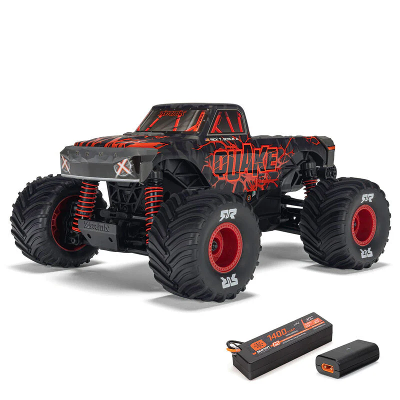 ARRMA 1/16 QUAKE GROM 4X4 RTR Brushed Monster Truck (Battery & Charger Included) - Image 23