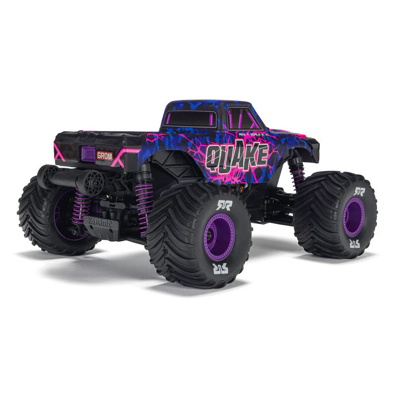 ARRMA 1/16 QUAKE GROM 4X4 RTR Brushed Monster Truck (Battery & Charger Included) - Image 26