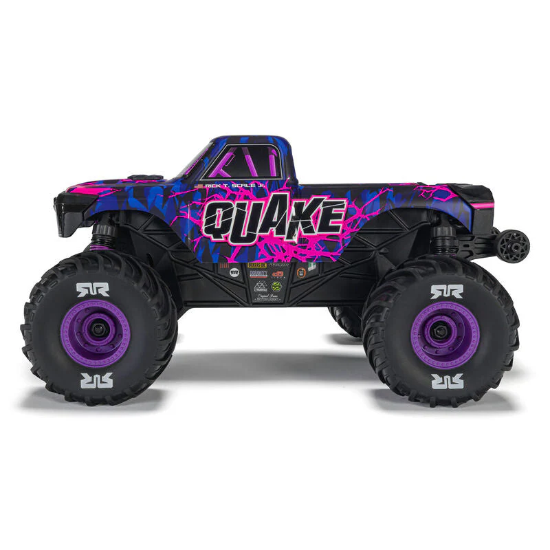 ARRMA 1/16 QUAKE GROM 4X4 RTR Brushed Monster Truck (Battery & Charger Included) - Image 27