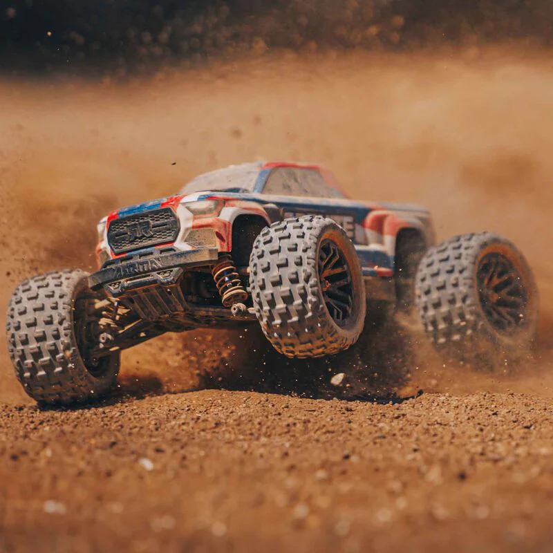 ARRMA 1/18 GRANITE GROM MEGA 380 Brushed 4X4 Monster Truck RTR with Battery & Charger - BLUE - Image 10