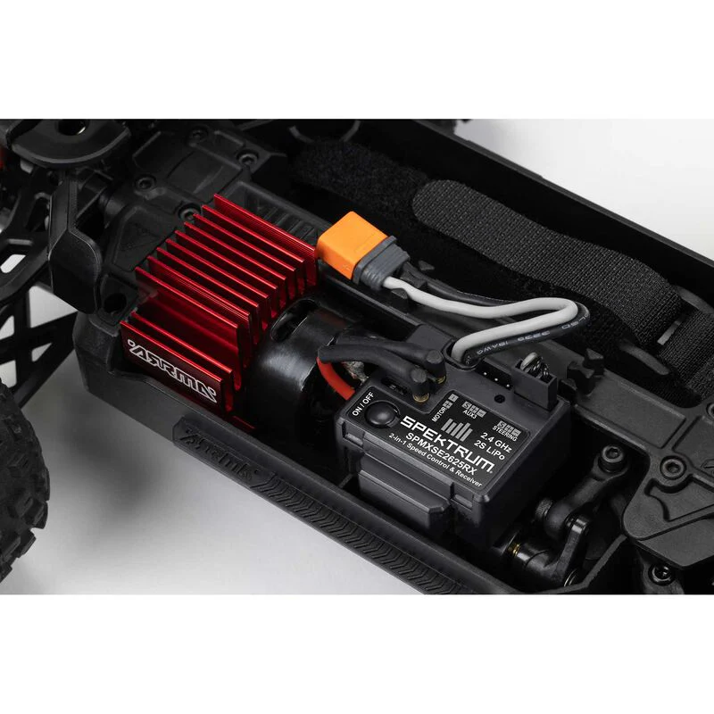 ARRMA 1/18 GRANITE GROM MEGA 380 Brushed 4X4 Monster Truck RTR with Battery & Charger - BLUE - Image 17