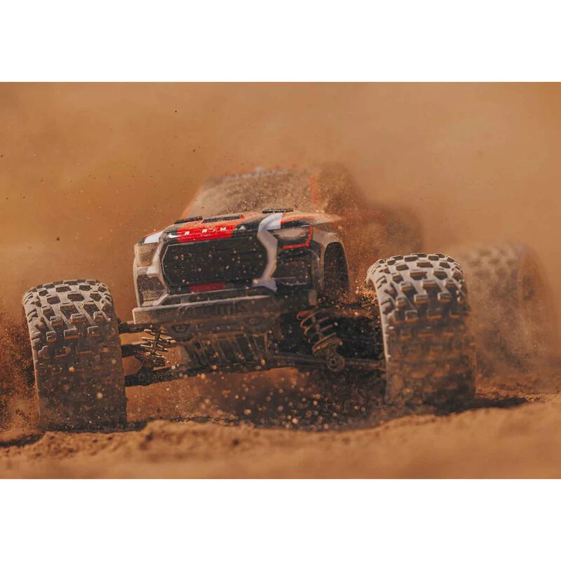 ARRMA 1/18 GRANITE GROM MEGA 380 Brushed 4X4 Monster Truck RTR with Battery & Charger - RED - Image 10