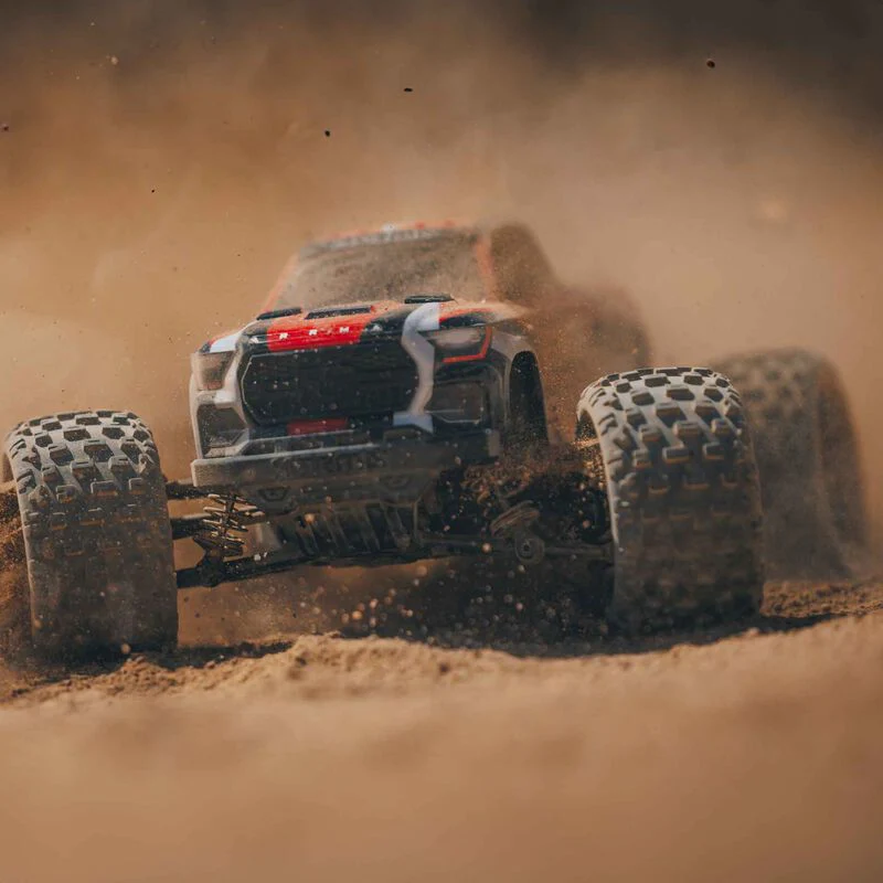 ARRMA 1/18 GRANITE GROM MEGA 380 Brushed 4X4 Monster Truck RTR with Battery & Charger - RED - Image 5