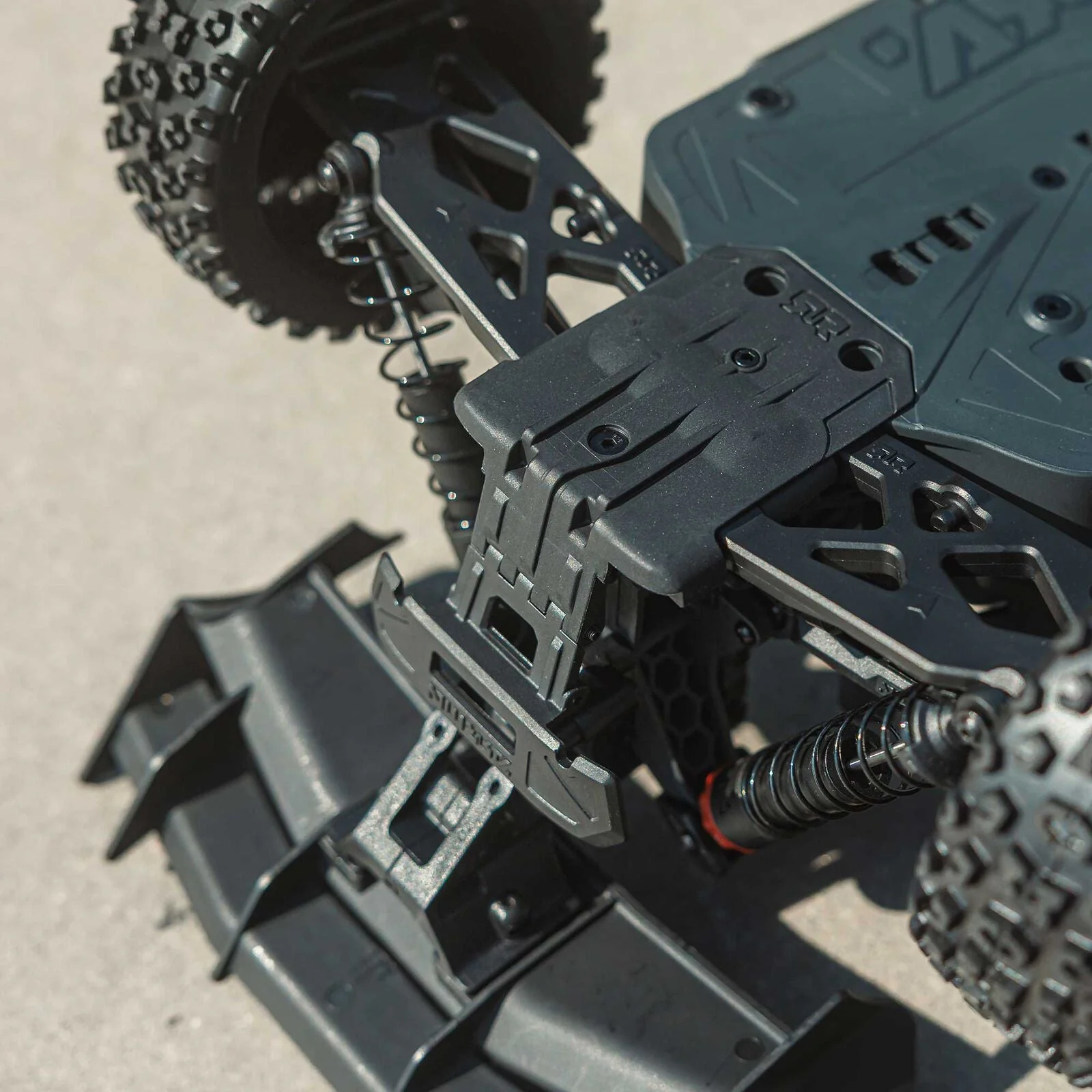 ARRMA 1/8 TYPHON MEGA 665 4X4 RTR Brushed Buggy - Blue - Image 21