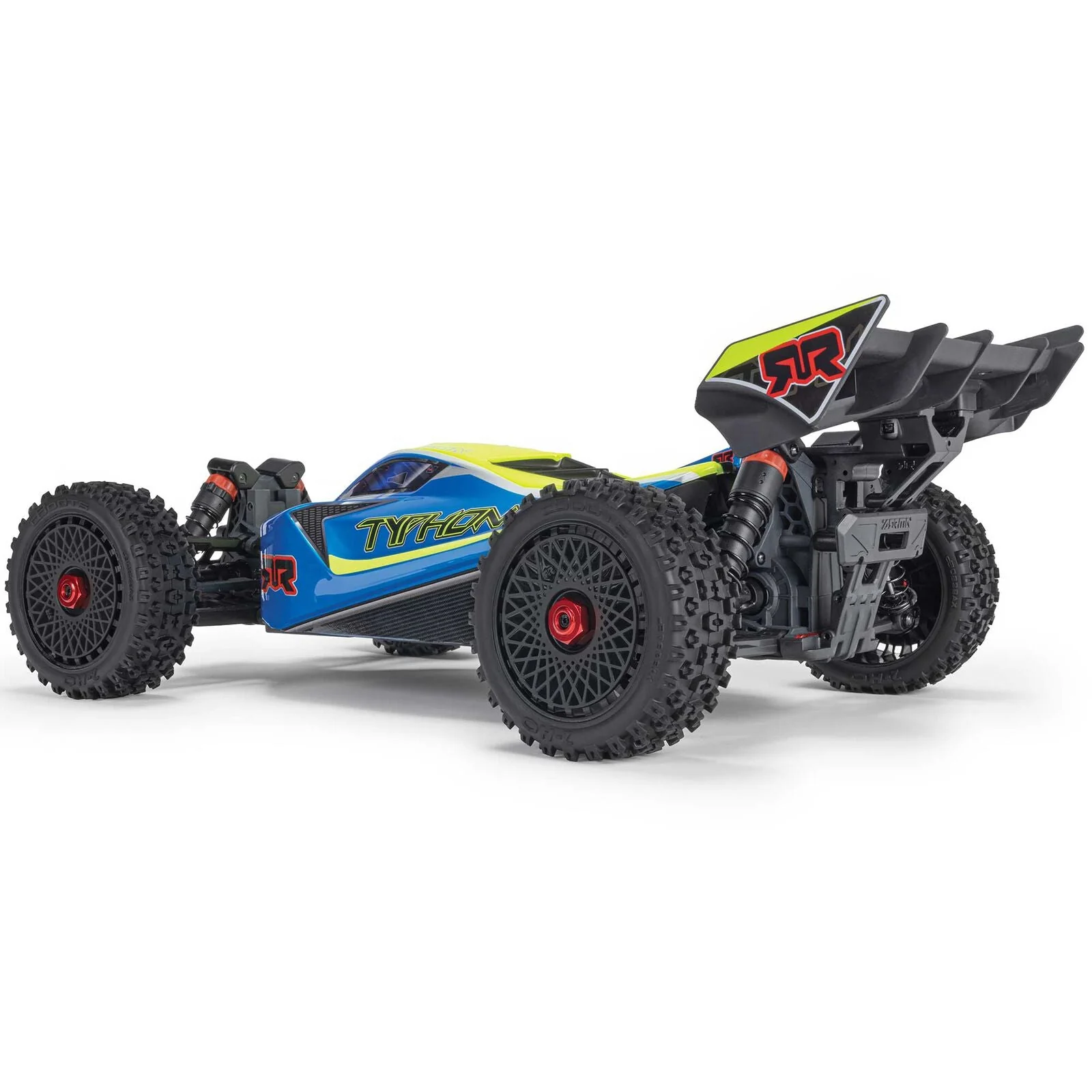 ARRMA 1/8 TYPHON MEGA 665 4X4 RTR Brushed Buggy - Blue - Image 7