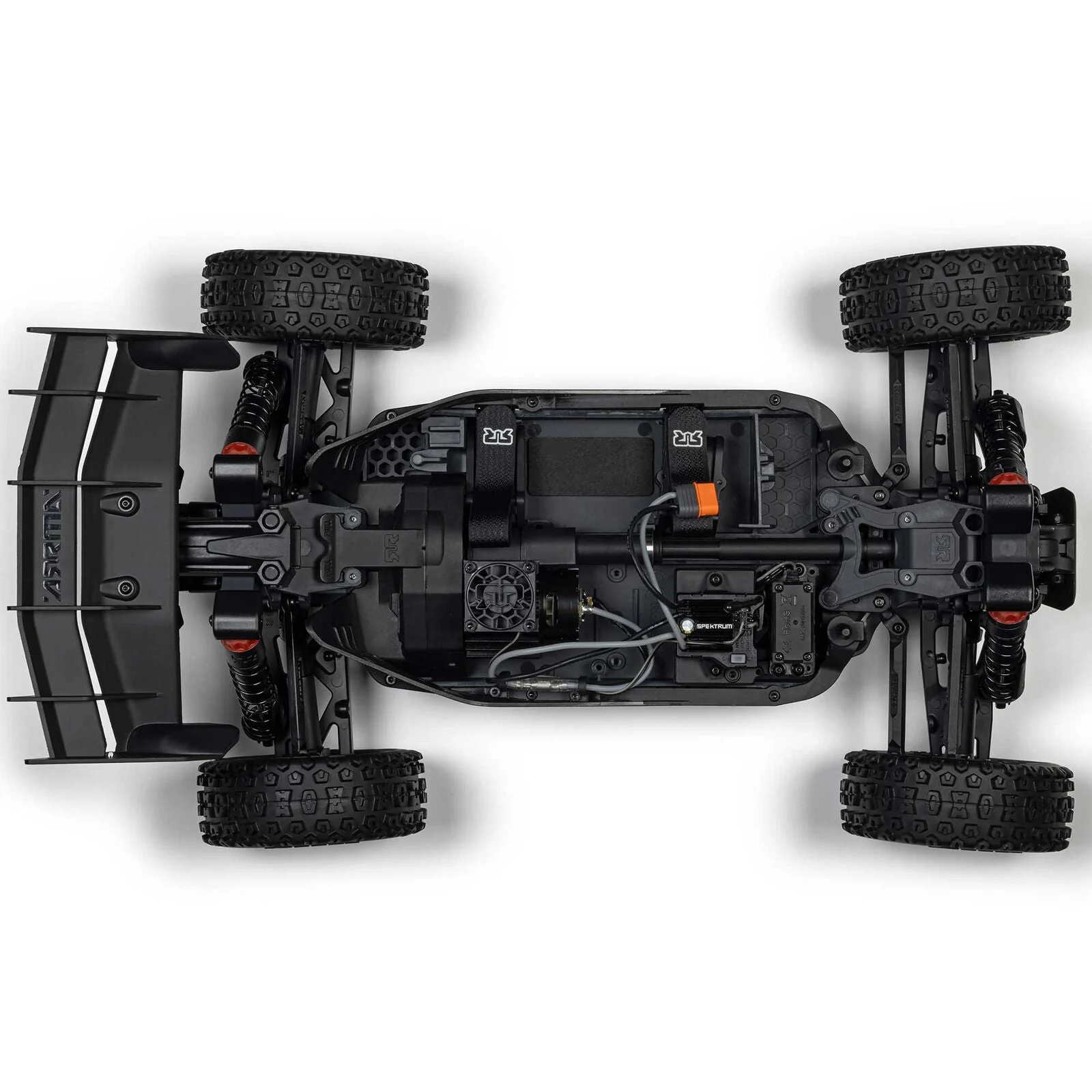 ARRMA 1/8 TYPHON MEGA 665 4X4 RTR Brushed Buggy - Blue - Image 9
