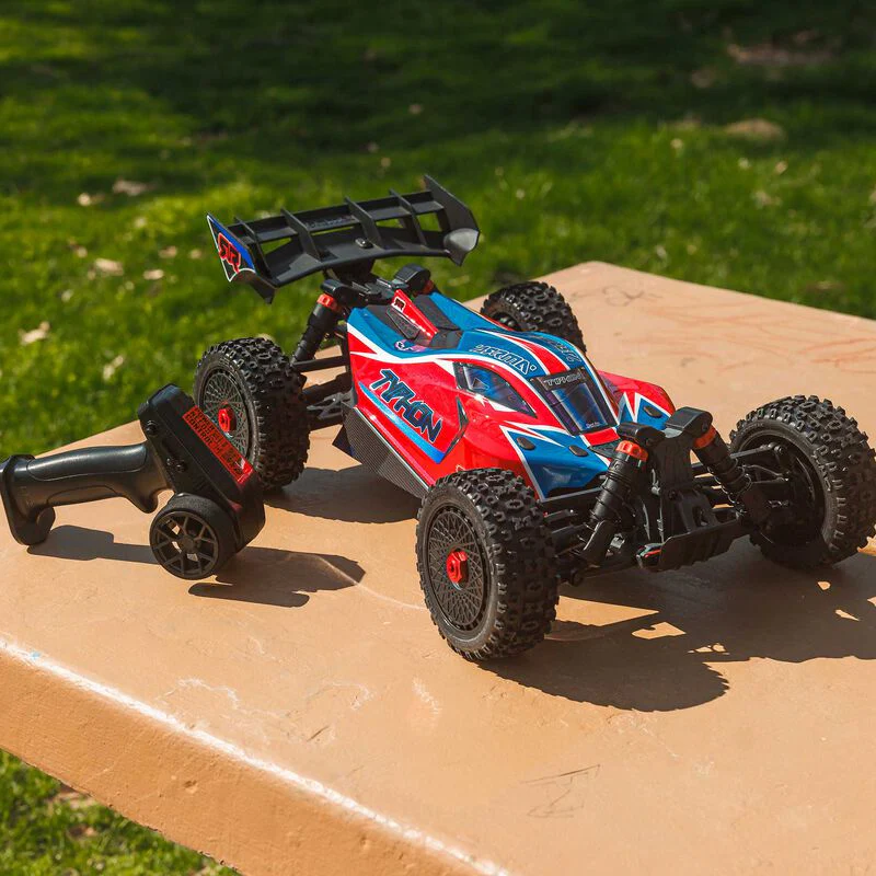 ARRMA 1/8 TYPHON MEGA 665 4X4 RTR Brushed Buggy - Red - Image 22