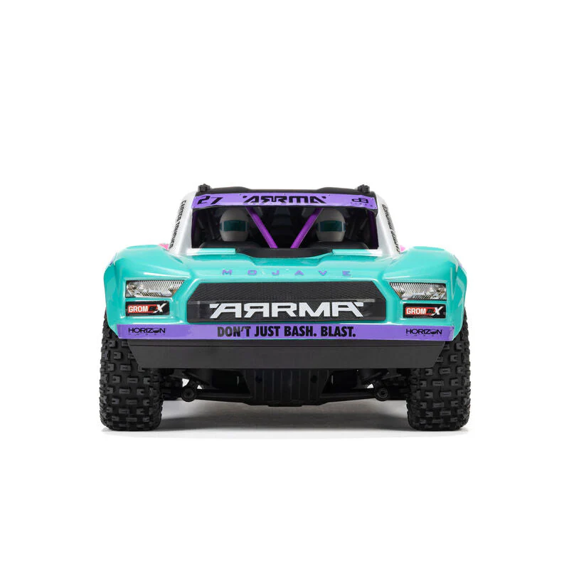ARRMA MOJAVE GROM 223S BLX Brushless 4X4 Small Scale Desert Truck RTR with Battery & Charger - Teal - Image 12