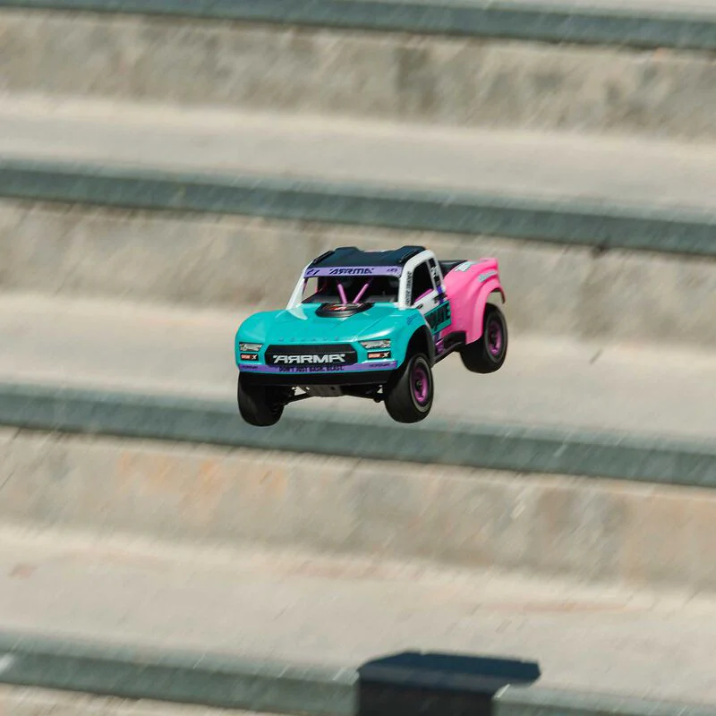 ARRMA MOJAVE GROM 223S BLX Brushless 4X4 Small Scale Desert Truck RTR with Battery & Charger - Teal - Image 6