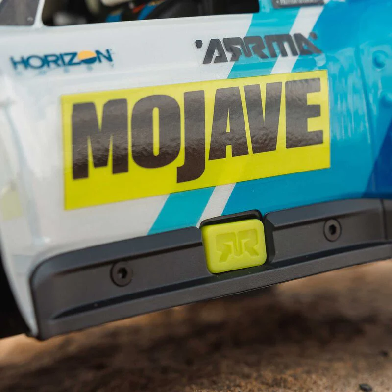 ARRMA MOJAVE GROM MEGA 380 Brushed 4X4 Small Scale Desert Truck RTR with Battery & Charger - Blue/White - Image 22
