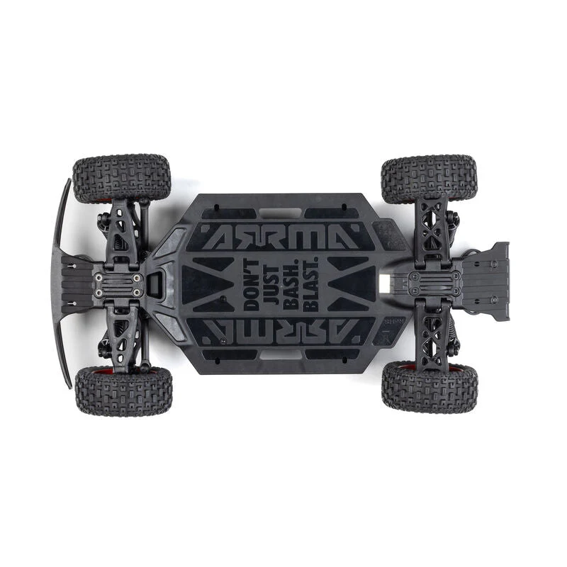 ARRMA MOJAVE GROM MEGA 380 Brushed 4X4 Small Scale Desert Truck RTR with Battery & Charger - Blue/White - Image 24