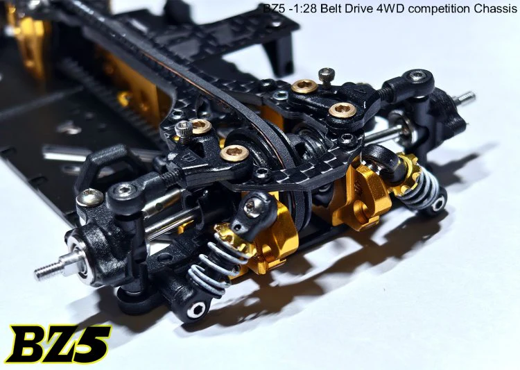 Atomic BZ5 Belt Drive 4WD Chassis Kit (No electronics) - Image 5