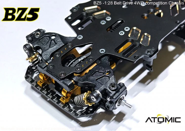 Atomic BZ5 Belt Drive 4WD Chassis Kit (No electronics) - Image 6