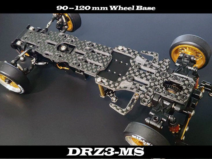 Atomic DRZ3 MS RWD Drift Chassis Kit (No Electronic) - Image 6