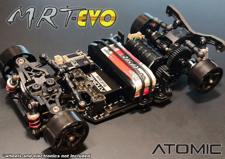 Atomic MRT EVO Chassis Kit (No electronics) With AGFRC Aluminum Case 20T High Precision 3KG 0.052Sec MG 7g Micro Digital Servo - Image 3