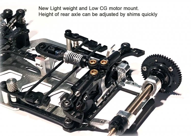 Atomic MRV 1:28 V-Link RWD Chassis Kit (No Electronic) - Image 7