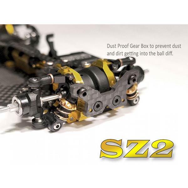 Atomic SZ2 Shaft Drive AWD Chassis Kit (No Elecrtronic) With AGFRC Aluminum Case 20T High Precision 3KG 0.052Sec MG 7g Micro Digital Servo - Image 8