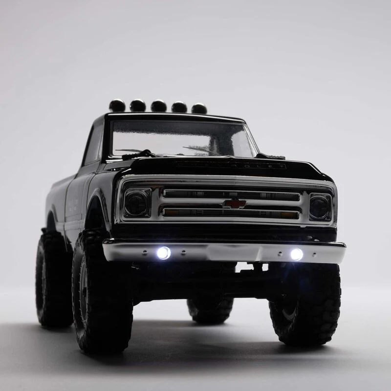 Axial 1/24 SCX24 1967 Chevrolet C10 4WD Brushed Truck RTR - Black - Image 11