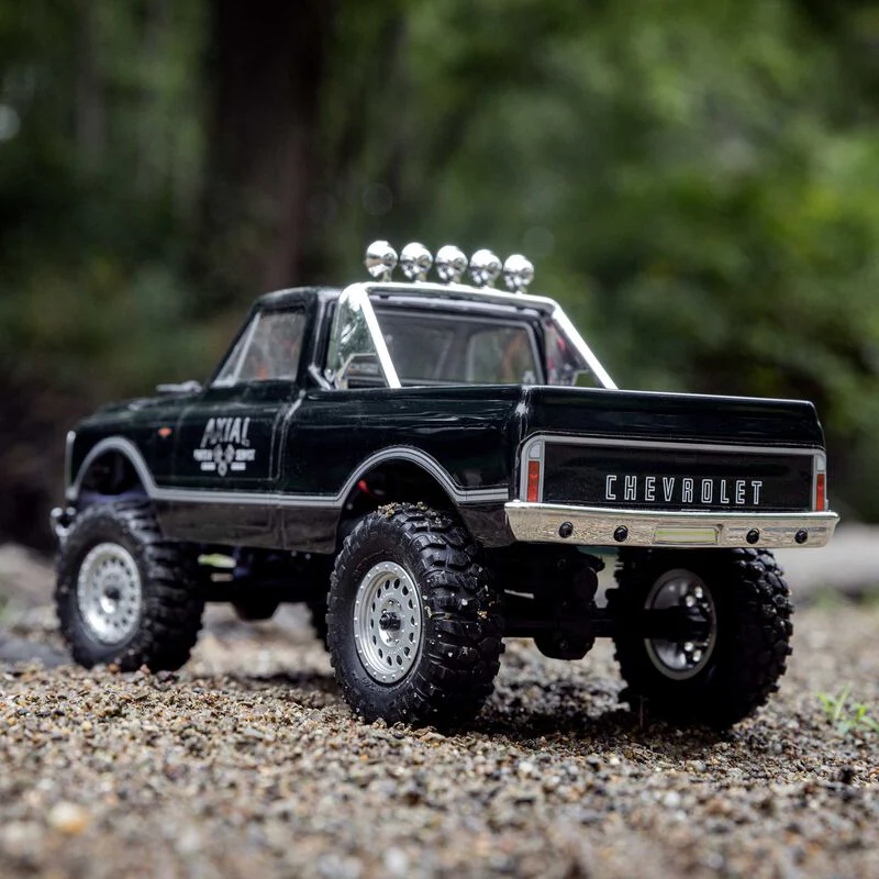 Axial 1/24 SCX24 1967 Chevrolet C10 4WD Brushed Truck RTR - Black - Image 12