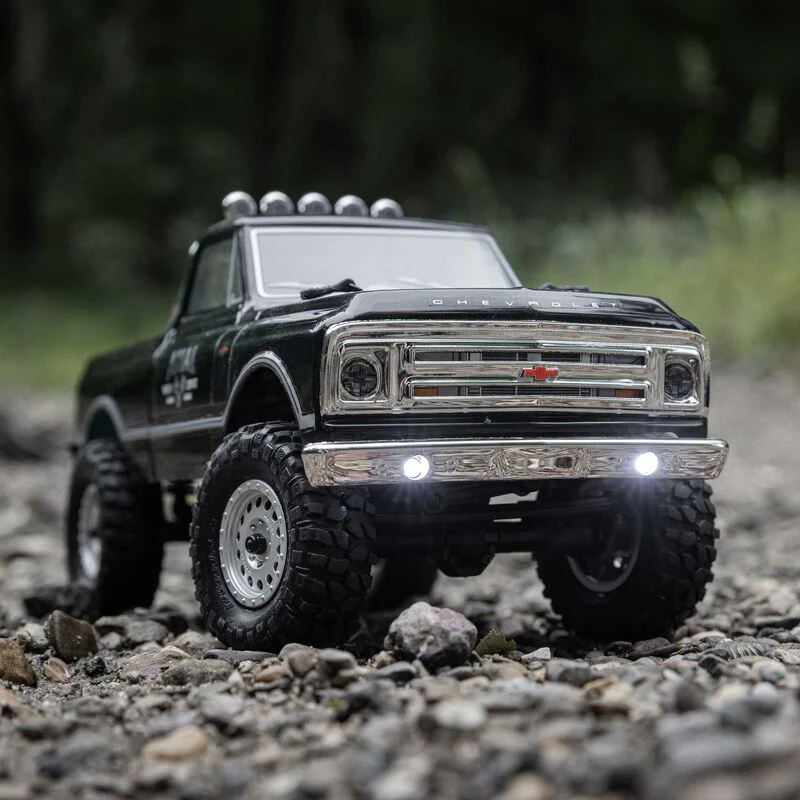 Axial 1/24 SCX24 1967 Chevrolet C10 4WD Brushed Truck RTR - Black - Image 14