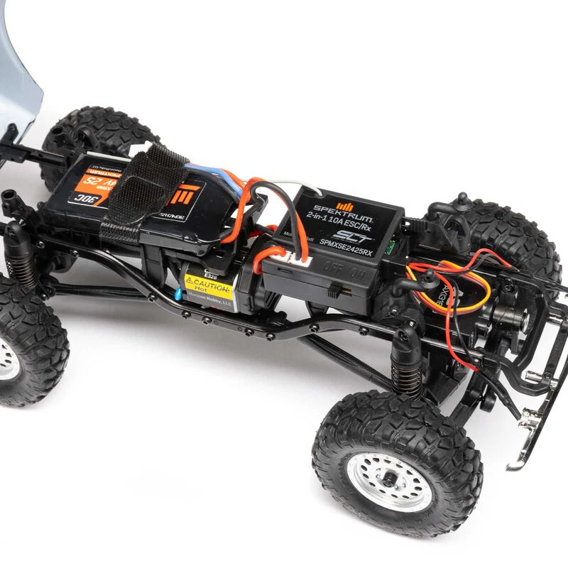 Axial 1/24 SCX24 1967 Chevrolet C10 4WD Brushed Truck RTR - Black - Image 20