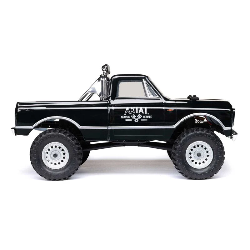 Axial 1/24 SCX24 1967 Chevrolet C10 4WD Brushed Truck RTR - Black - Image 3